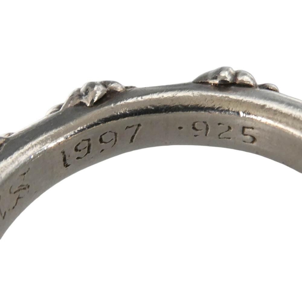 CHROME HEARTS クロムハーツ（原本無） CROSS BAND クロスバンド リング シルバー系 20.5号【中古】