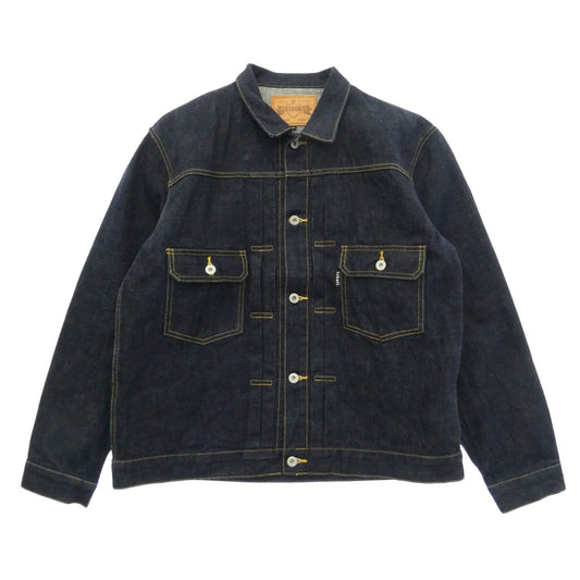schott ショット 782-2952006 16oz 2nd Denim Jacket セカンドタイプ Gジャン デニムジャケット インディゴブルー系 XL【美品】【中古】