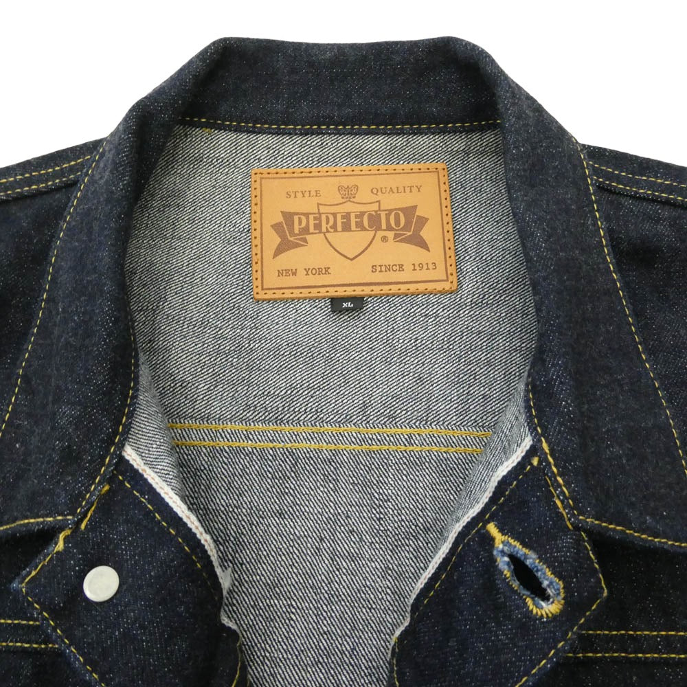 schott ショット 782-2952006 16oz 2nd Denim Jacket セカンドタイプ Gジャン デニムジャケット インディゴブルー系 XL【美品】【中古】