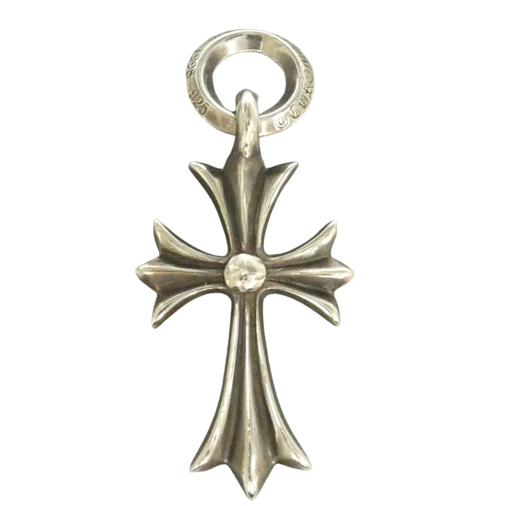 CHROME HEARTS クロムハーツ（原本無） TINY CH CROSS タイニー CHクロス チャーム ペンダント トップ シルバー系【中古】