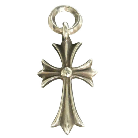CHROME HEARTS クロムハーツ（原本無） TINY CH CROSS タイニー CHクロス チャーム ペンダント トップ シルバー系【中古】