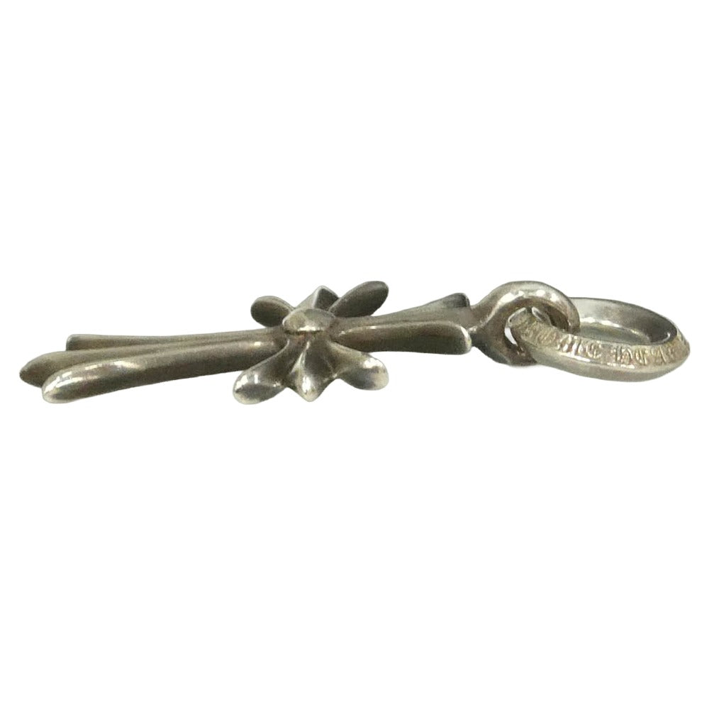CHROME HEARTS クロムハーツ（原本無） TINY CH CROSS タイニー CHクロス チャーム ペンダント トップ シルバー系【中古】