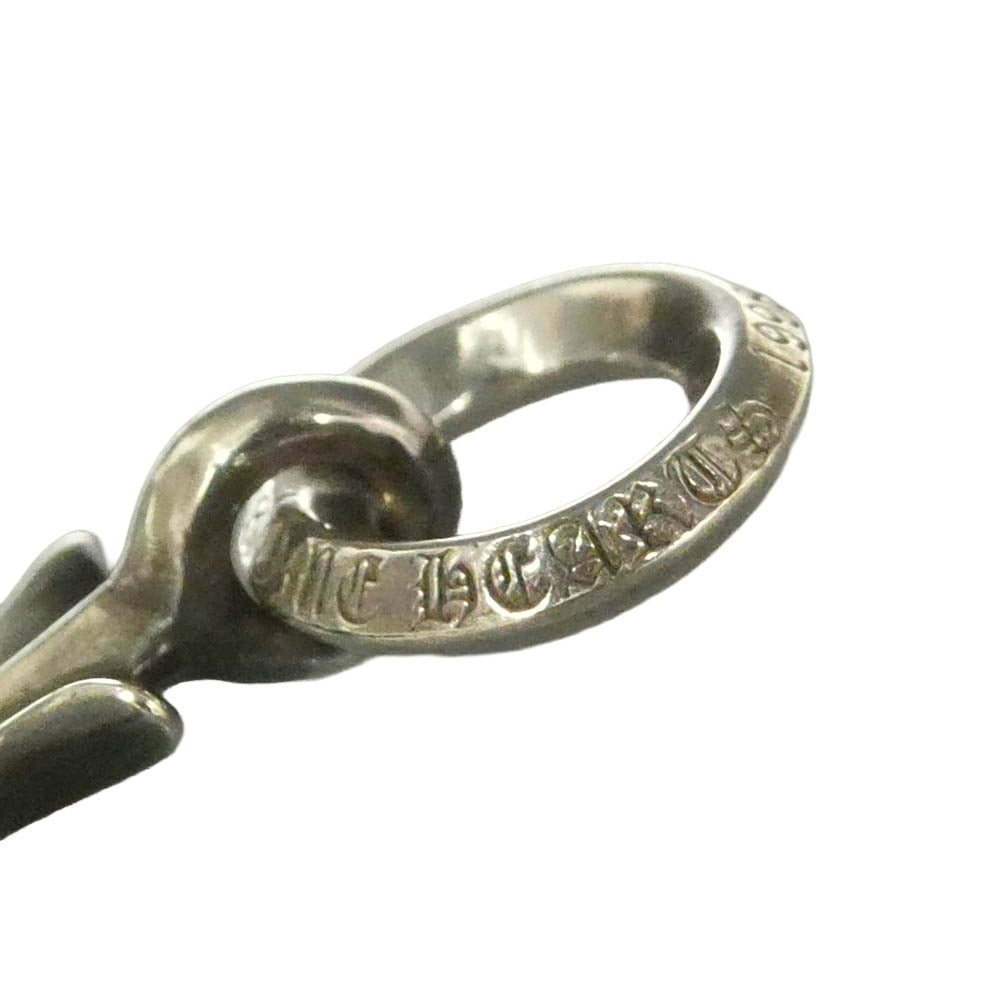 CHROME HEARTS クロムハーツ（原本無） TINY CH CROSS タイニー CHクロス チャーム ペンダント トップ シルバー系【中古】