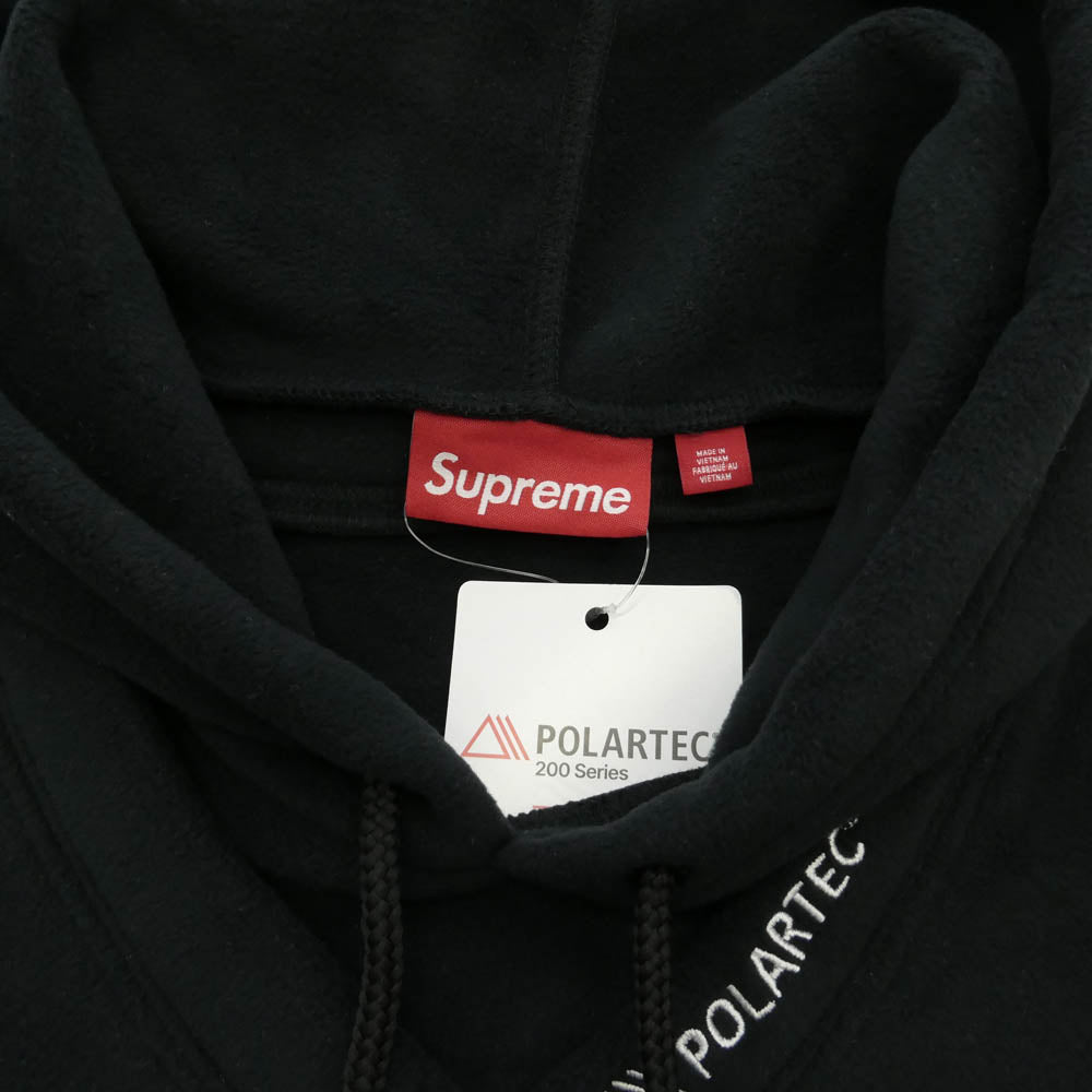 Supreme シュプリーム 25AW Polartec Hooded Hockey Jersey ポーラテック フーデッド ホッケージャージ パーカー ブラック系 L【中古】