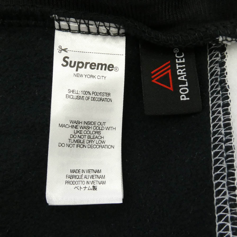 Supreme シュプリーム 25AW Polartec Hooded Hockey Jersey ポーラテック フーデッド ホッケージャージ パーカー ブラック系 L【中古】