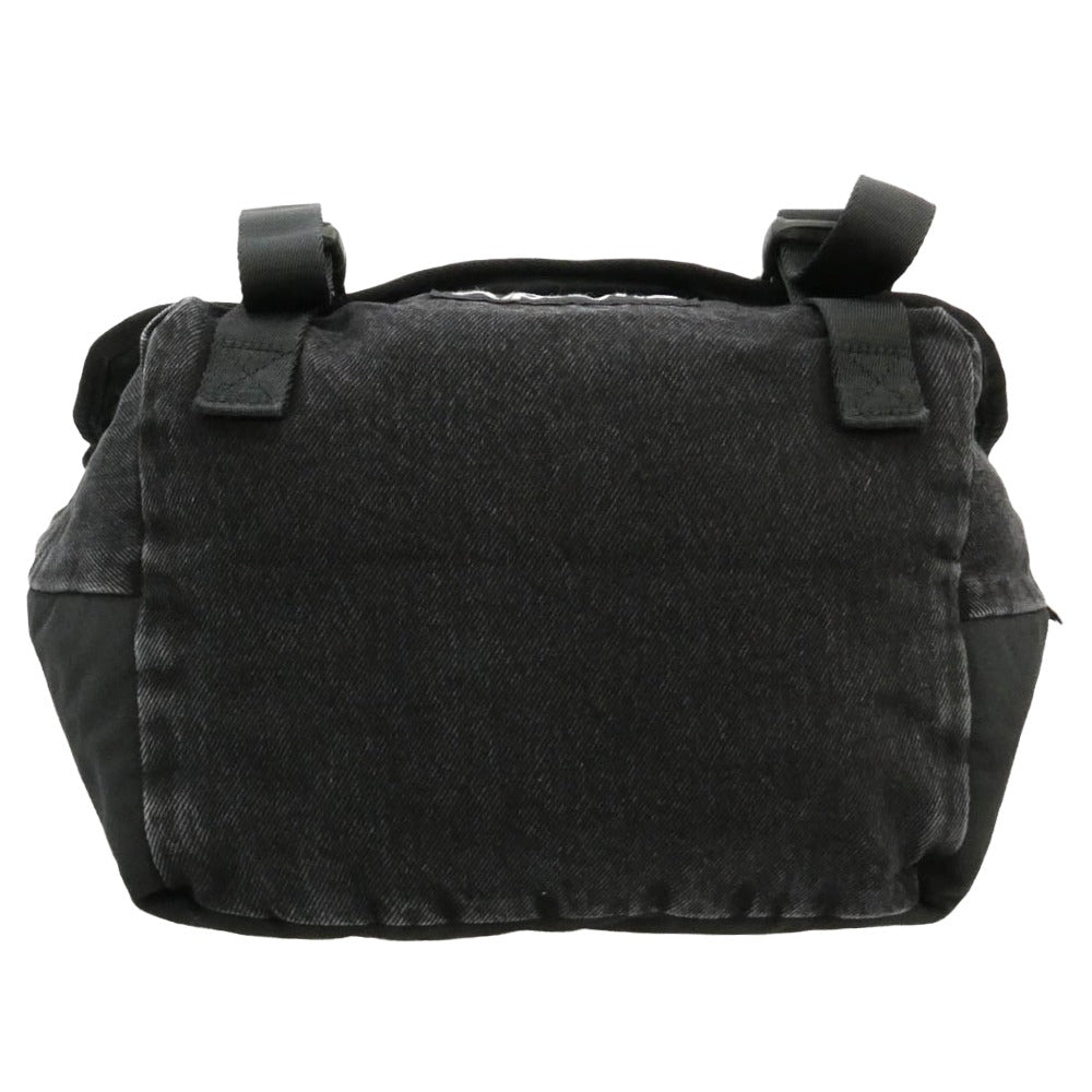 Supreme シュプリーム 25AW Denim Messenger Bag デニム メッセンジャー バッグ ブラック系【極上美品】【中古】