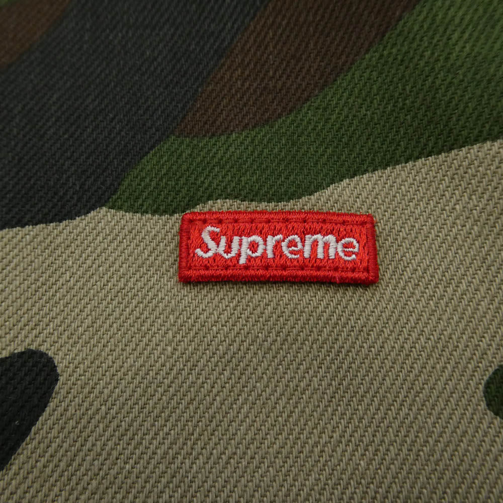 Supreme シュプリーム 25AW Small Box Denim Shirt スモールボックスロゴ ウッドランドカモ デニム シャツ マルチカラー系 L【極上美品】【中古】