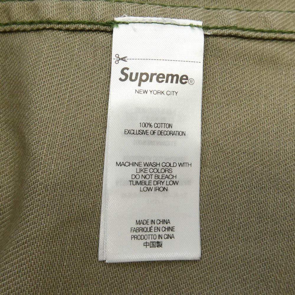 Supreme シュプリーム 25AW Small Box Denim Shirt スモールボックスロゴ ウッドランドカモ デニム シャツ マルチカラー系 L【極上美品】【中古】