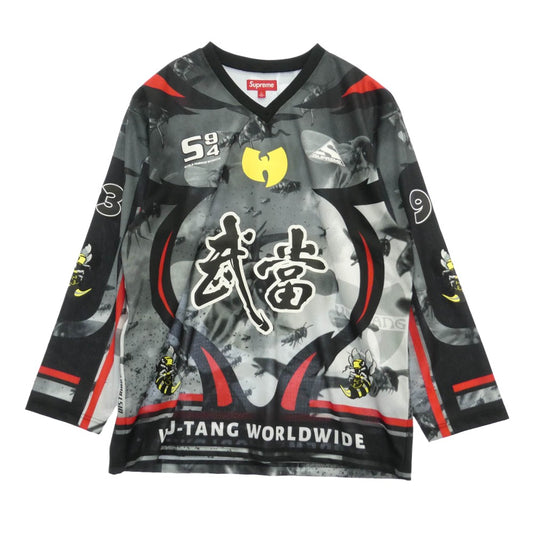 Supreme シュプリーム 25AW Wu-Tang Clan Hockey Jersey ウータンクラン ホッケー ジャージ シャツ ブラック系 L【新古品】【未使用】【中古】