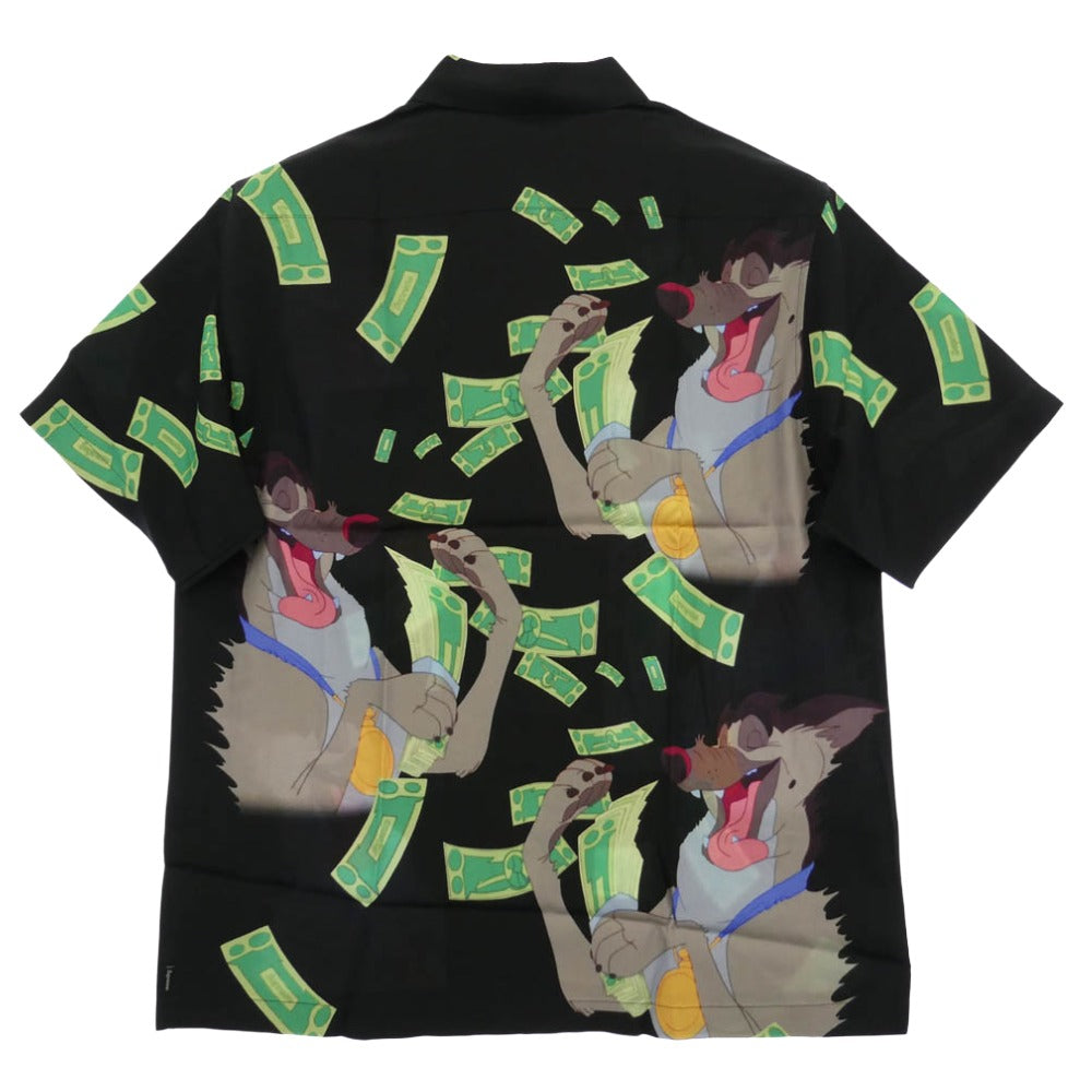 Supreme シュプリーム 25AW All Dogs Go To Heaven S/S Shirt オールドッグス ゴートゥ ヘブン シャツ ブラック系 L【極上美品】【中古】