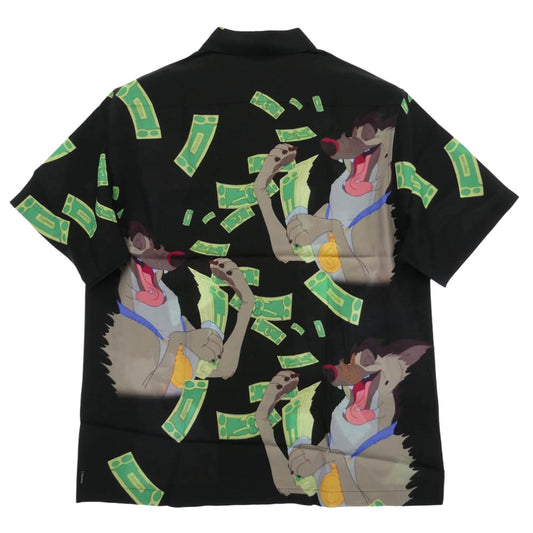 Supreme シュプリーム 25AW All Dogs Go To Heaven S/S Shirt オールドッグス ゴートゥ ヘブン シャツ ブラック系 L【極上美品】【中古】