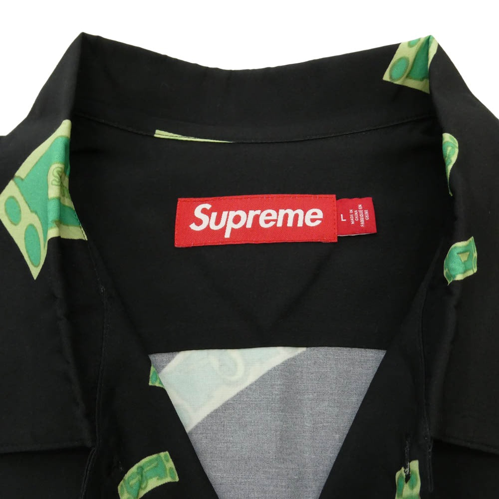 Supreme シュプリーム 25AW All Dogs Go To Heaven S/S Shirt オールドッグス ゴートゥ ヘブン シャツ ブラック系 L【極上美品】【中古】