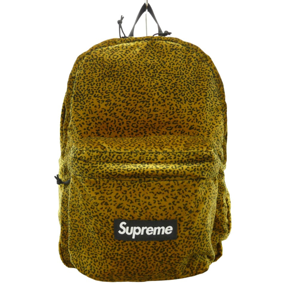 Supreme シュプリーム 25AW Velvet Backpack Tan Leopard ベルベット レオパード バックパック マルチカラー系【新古品】【未使用】【中古】