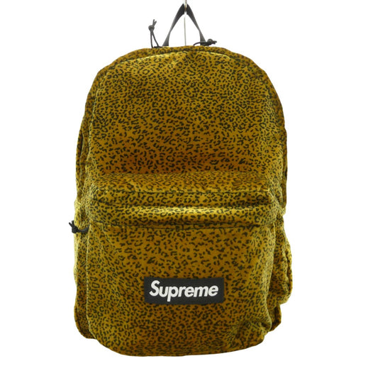 Supreme シュプリーム 25AW Velvet Backpack Tan Leopard ベルベット レオパード バックパック マルチカラー系【新古品】【未使用】【中古】