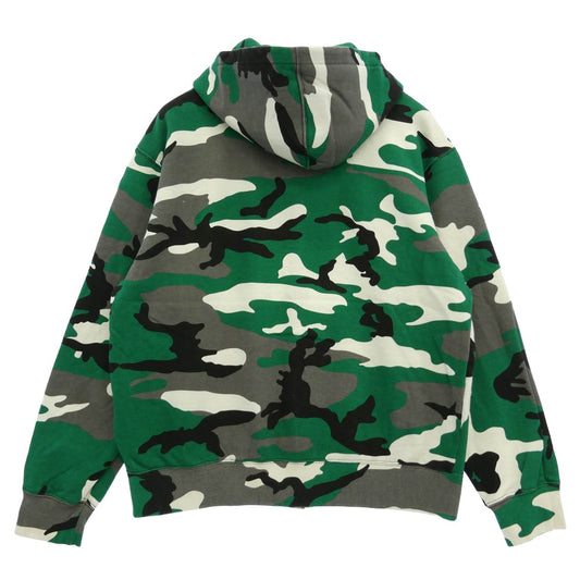 Supreme シュプリーム 25AW Small Box Zip Up Hooded Sweatshirt スモールボックスロゴ カモ ジップアップ パーカー マルチカラー系 L【中古】