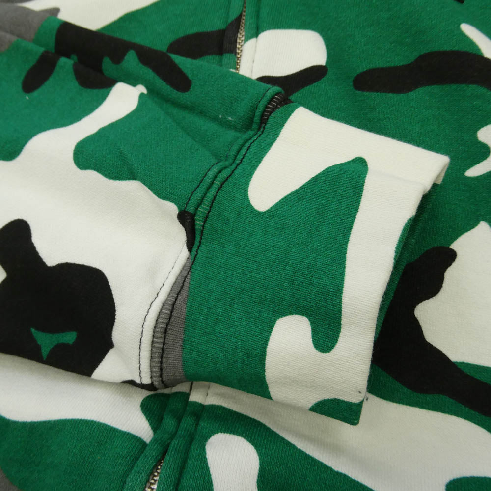 Supreme シュプリーム 25AW Small Box Zip Up Hooded Sweatshirt スモールボックスロゴ カモ ジップアップ パーカー マルチカラー系 L【中古】
