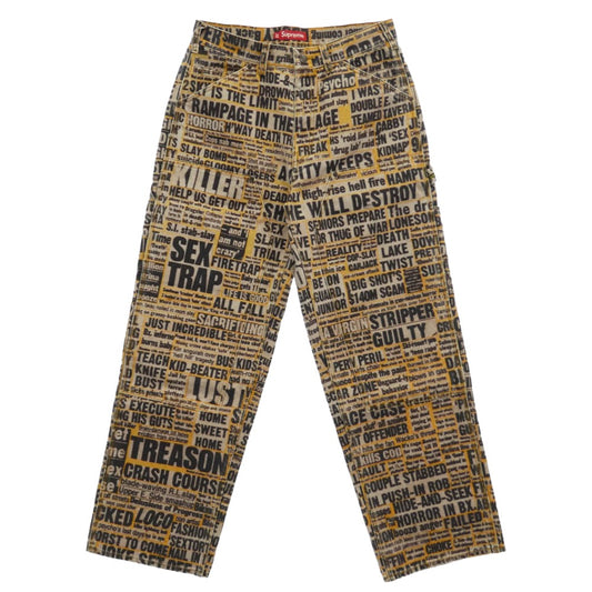 Supreme シュプリーム 25AW Dash Snow Double Knee Painter Pant ダッシュスノーダブルニーペインター パンツ マルチカラー系 32【極上美品】【中古】