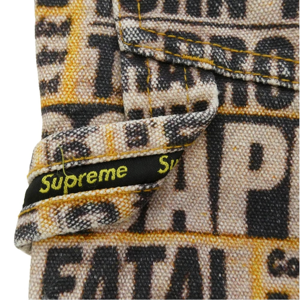 Supreme シュプリーム 25AW Dash Snow Double Knee Painter Pant ダッシュスノーダブルニーペインター パンツ マルチカラー系 32【極上美品】【中古】