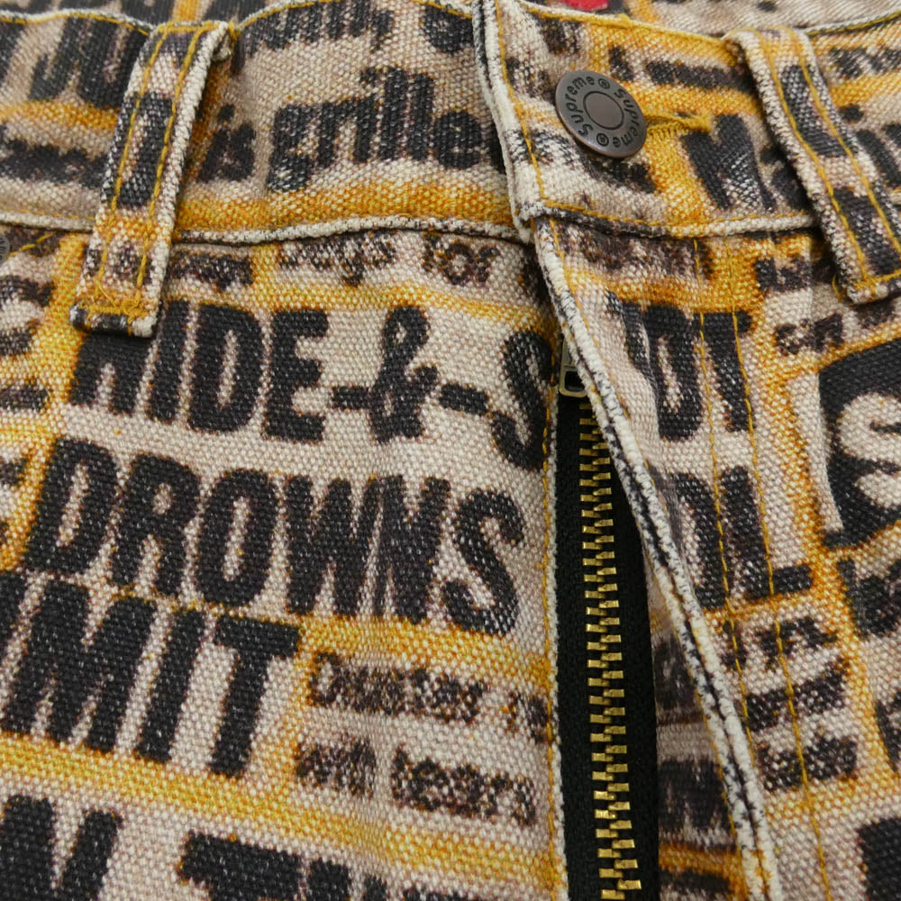 Supreme シュプリーム 25AW Dash Snow Double Knee Painter Pant ダッシュスノーダブルニーペインター パンツ マルチカラー系 32【極上美品】【中古】