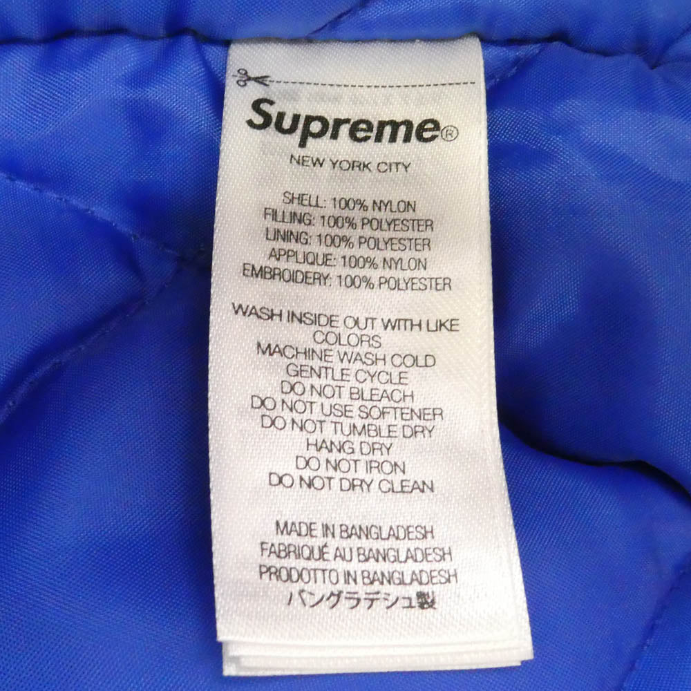 Supreme シュプリーム ANTI HERO アンチヒーロー 25AW Antihero アンタイヒーロー 25AW Stadium Jacket スタジアム ジャケット ブルー系 S【新古品】【未使用】【中古】