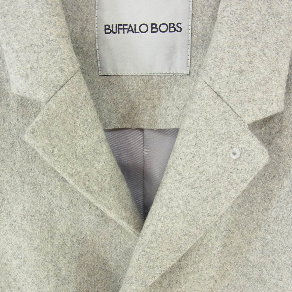 Buffalo Bobs バッファローボブズ HVB6310 ウール チェスター ロング コート グレー系 2【中古】