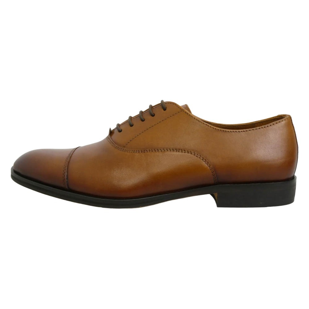 alfredoBANNISTER アルフレッドバニスター 5202-19-21715-3-4 牛革 カウレザー 革靴 内羽根 ストレートチップ レザーシューズ ブラウン系 42【美品】【中古】