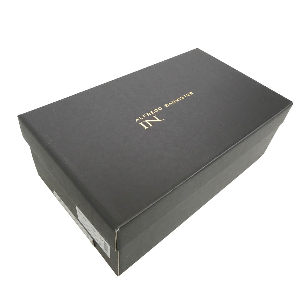 alfredoBANNISTER アルフレッドバニスター 5202-19-21715-3-4 牛革 カウレザー 革靴 内羽根 ストレートチップ レザーシューズ ブラウン系 42【美品】【中古】