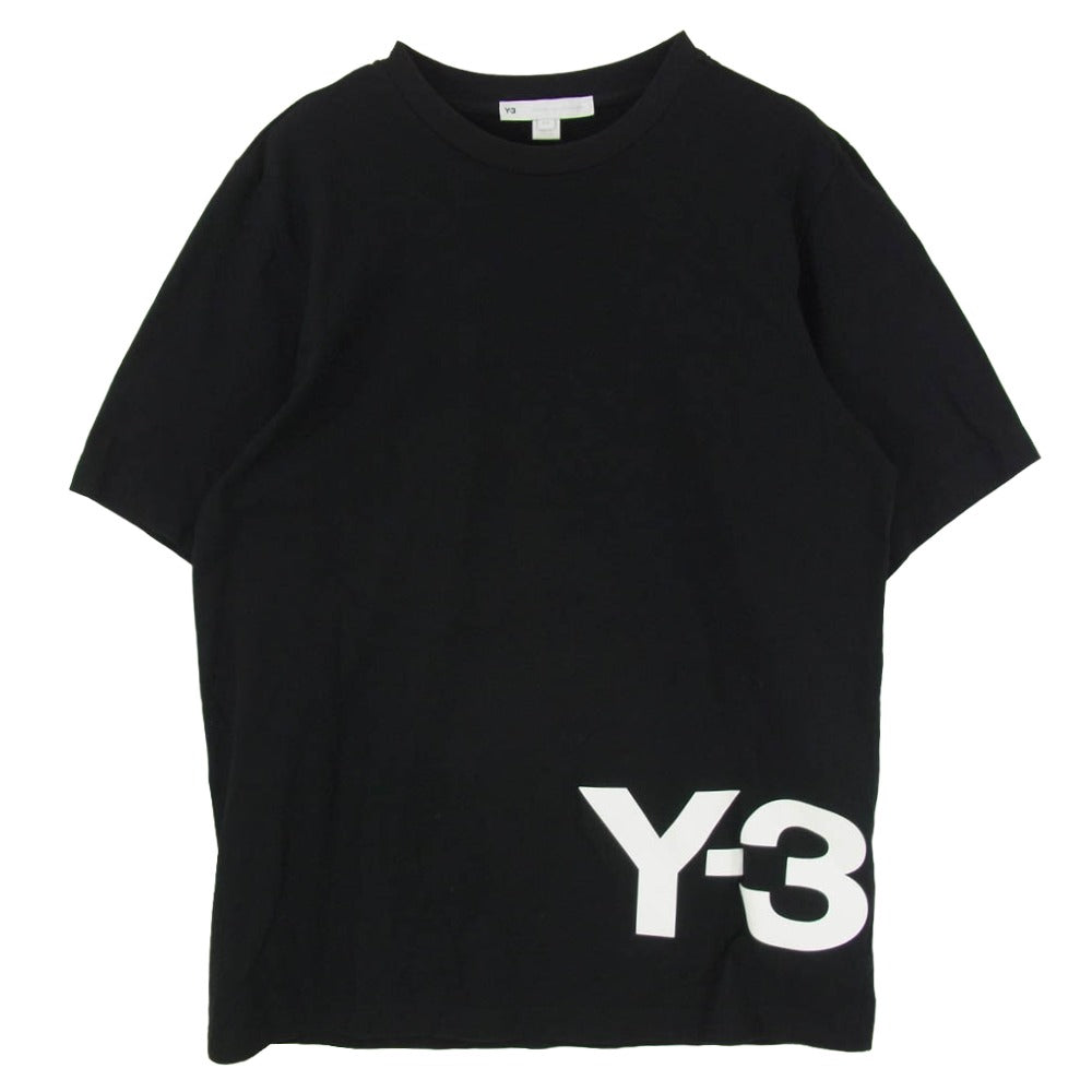 Y-3 Yohji Yamamoto ワイスリー ヨウジヤマモト HG6093 16C001 チェスト ビッグロゴ Tシャツ 半袖Tシャツ ブラック系 M【中古】