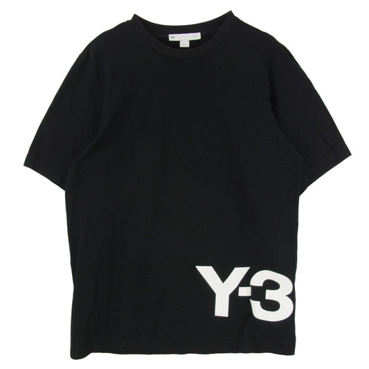Y-3 Yohji Yamamoto ワイスリー ヨウジヤマモト HG6093 16C001 チェスト ビッグロゴ Tシャツ 半袖Tシャツ ブラック系 M【中古】