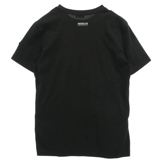 MONCLER モンクレール 24SS J20918C00014 SS T SHIRT ロゴプリント Tシャツ 半袖カットソー ブラック系 L【中古】
