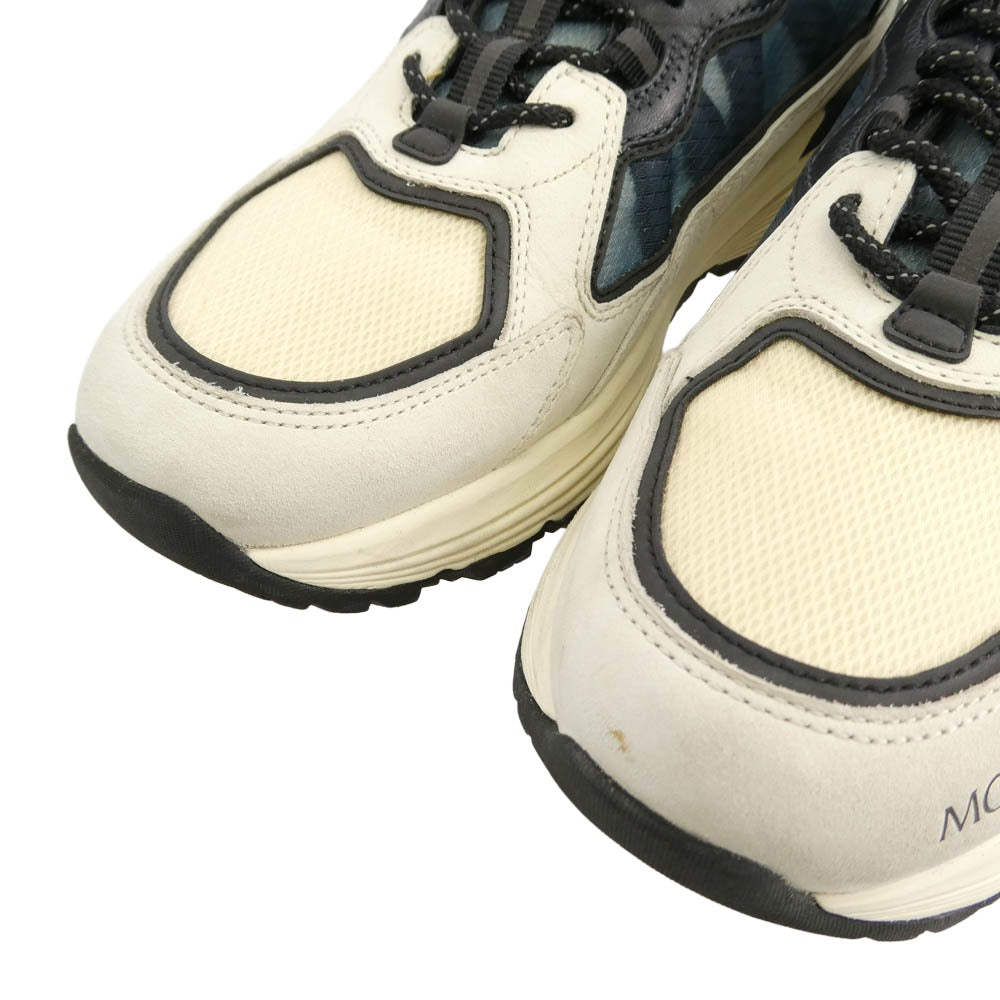 MONCLER モンクレール 4M002 00 M2055 LITE RUNNER ライト ランナー トレイル ランニング シューズ ローカットスニーカー ベージュ系 42【中古】