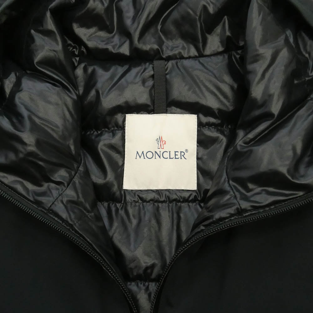 MONCLER モンクレール E20914197505 539DK DUPORT デュポート フーデッド ダウンジャケット ブラック系 2【中古】