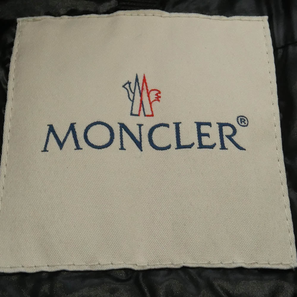 MONCLER モンクレール E20914197505 539DK DUPORT デュポート フーデッド ダウンジャケット ブラック系 2【中古】