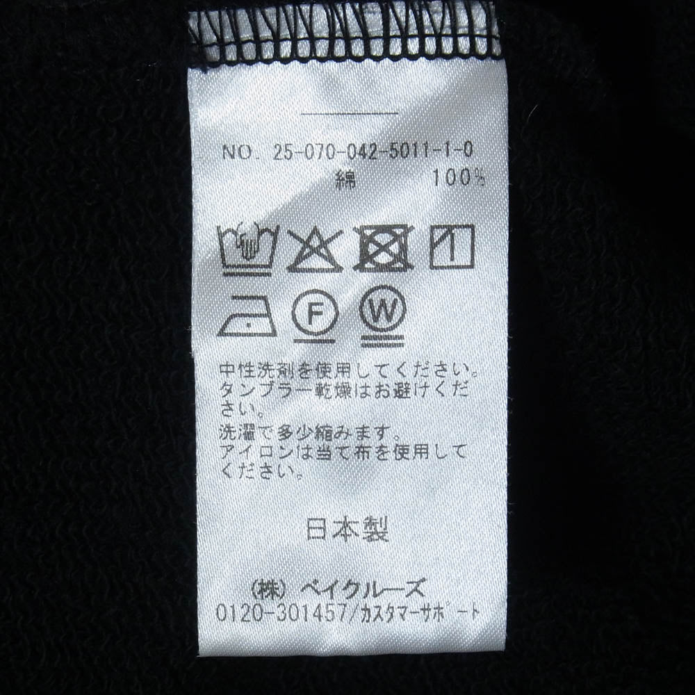 シティショップ 25-070-042-5011-1-0 65537 長袖 ハイネック スウェット ブラック系 表記無し【中古】