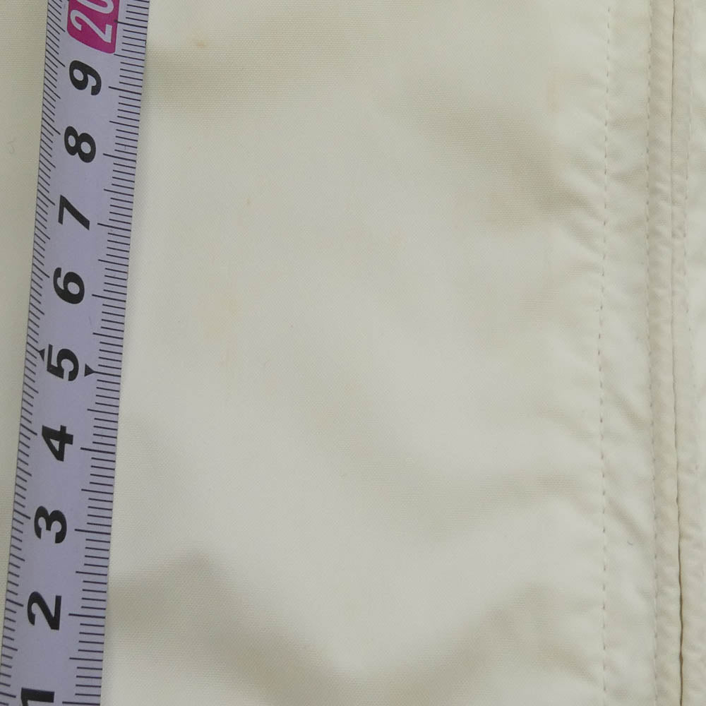 HOLIDAY ホリデイ 18202937 ロゴ刺繍 ナイロン フード ジップアップ ジャケット ブルゾン オフホワイト系 ベージュ系 ONE SIZE【中古】