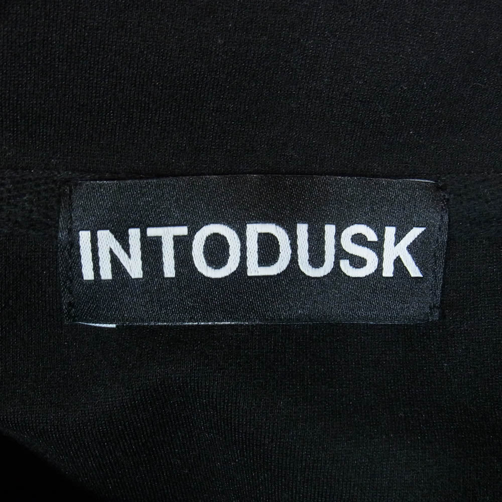 イントゥダスク ハーフジップ スウェット トレーナー ブラック系 L【中古】