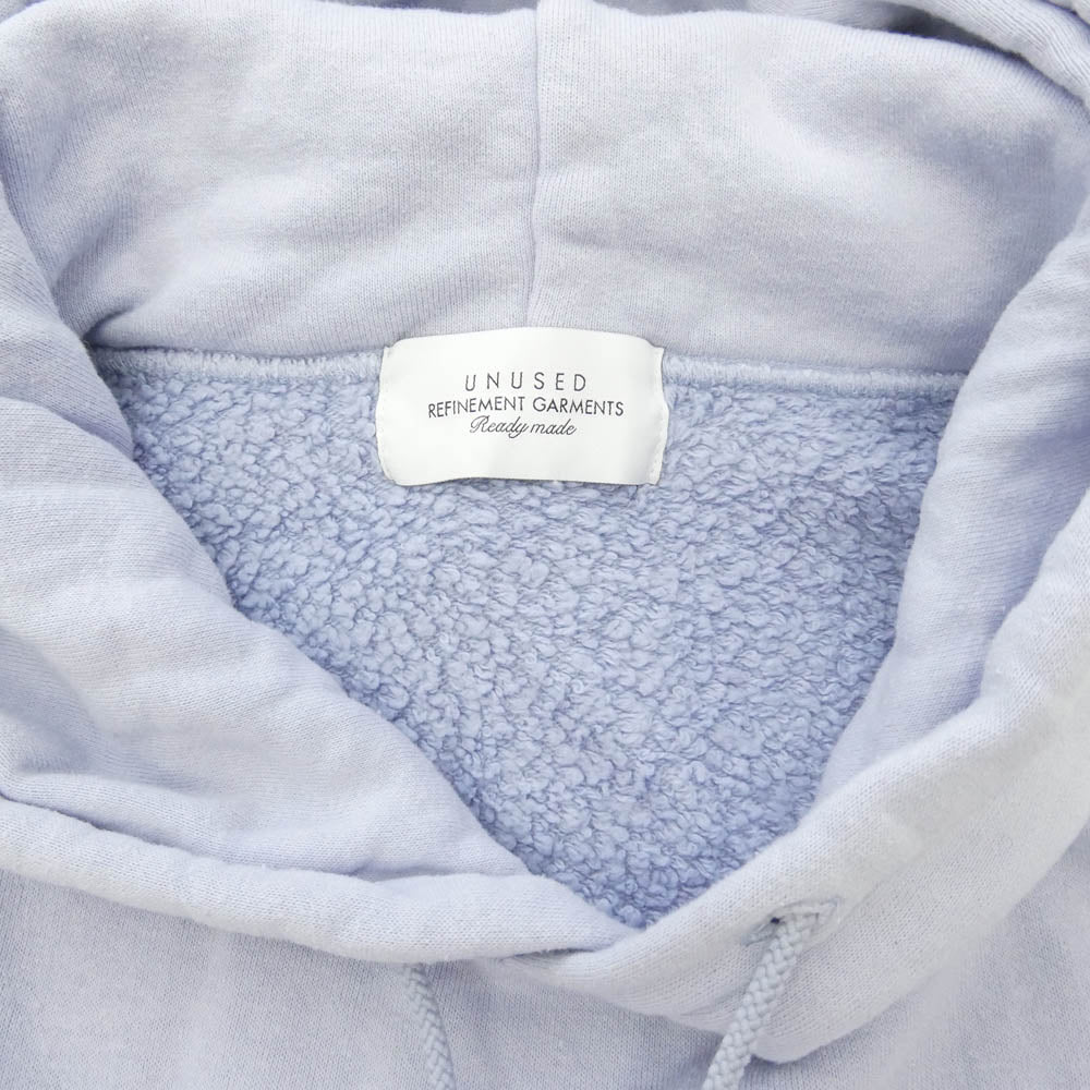 UNUSED アンユーズド US2366 Switching sweat hoodie 吊裏毛 スウィッチング スウェット フーディー パーカー ラベンダー系 3【中古】
