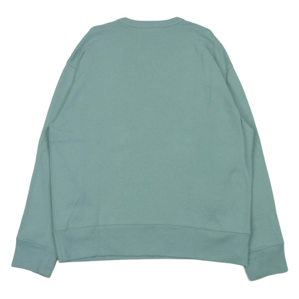 ACNE STUDIOS アクネストゥディオズ FA-UX-SWEA000077 フェイスパッチ コットン クルーネック スウェット トレーナー ライトブルー系 M【中古】