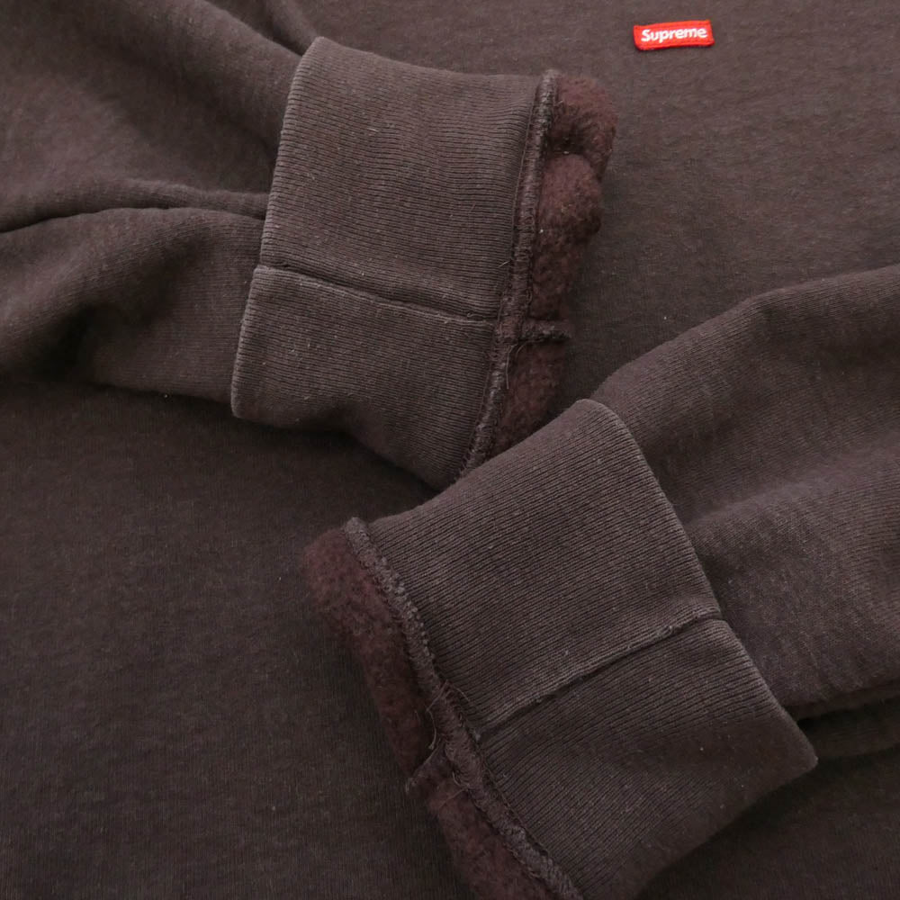 Supreme シュプリーム 22AW Small Box Logo Crewneck Sweatshirt スモールボックスロゴ クルーネック スウェットシャツ トレーナー ブラウン系 L【中古】