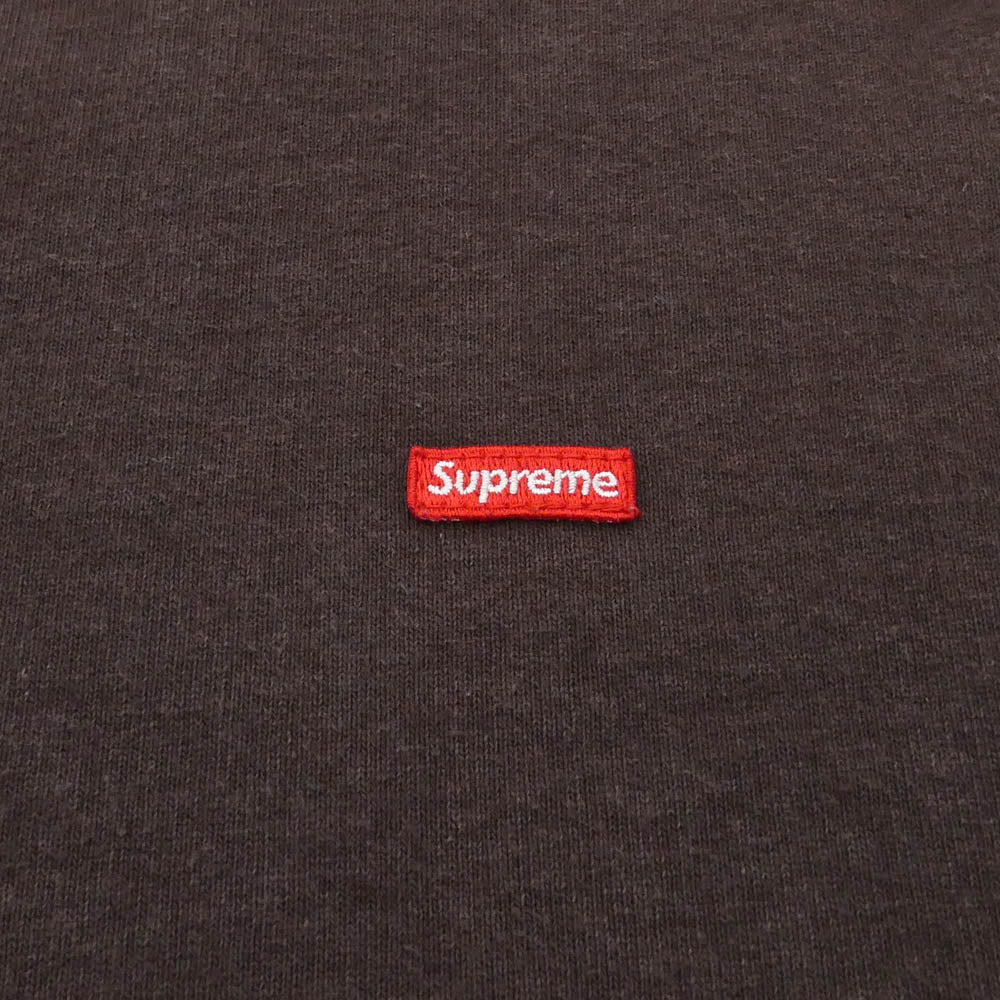 Supreme シュプリーム 22AW Small Box Logo Crewneck Sweatshirt スモールボックスロゴ クルーネック スウェットシャツ トレーナー ブラウン系 L【中古】