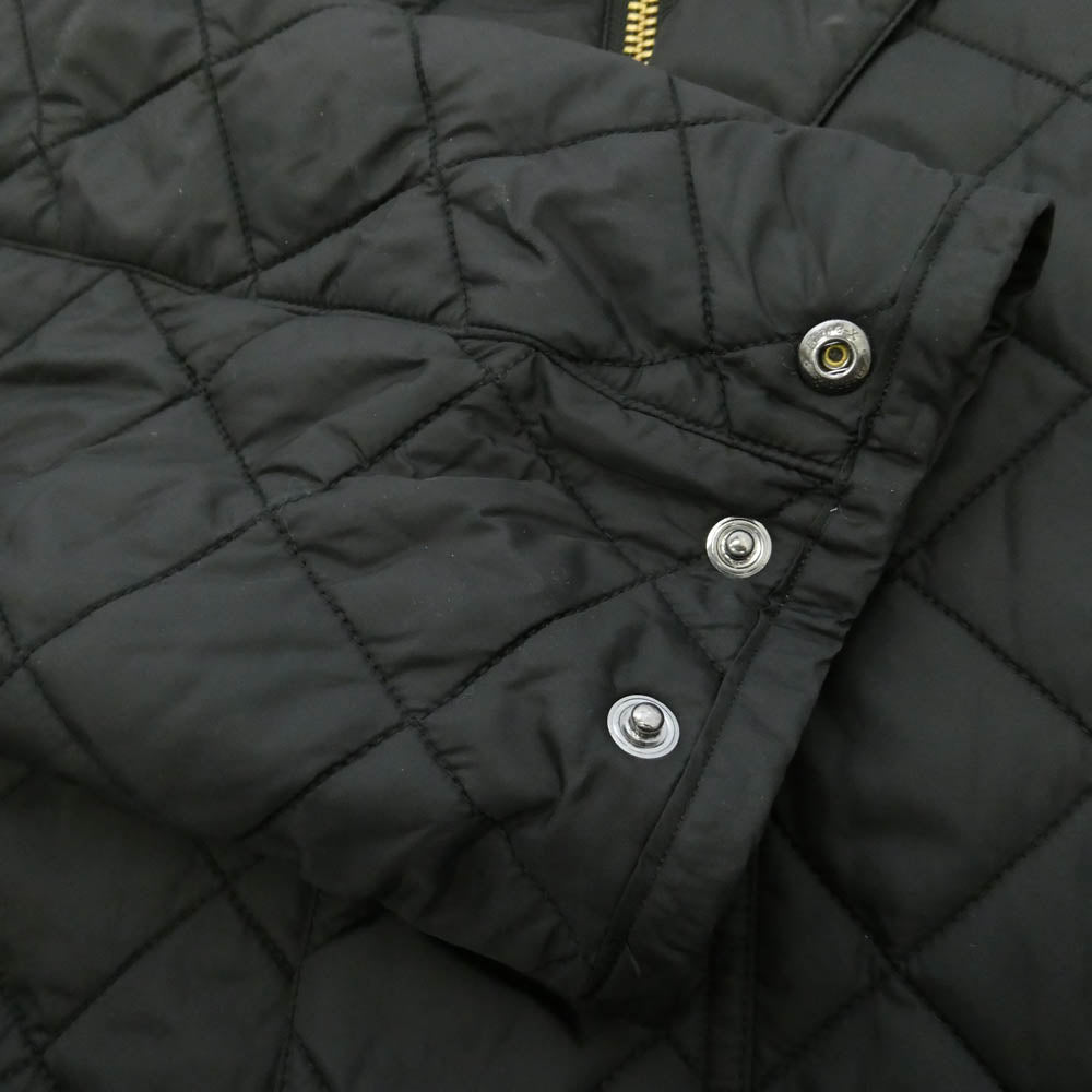 Barbour バブアー 2102378 NEW BURGHLEY QUILT ニューバレー キルティング コート ブラック系 36【中古】