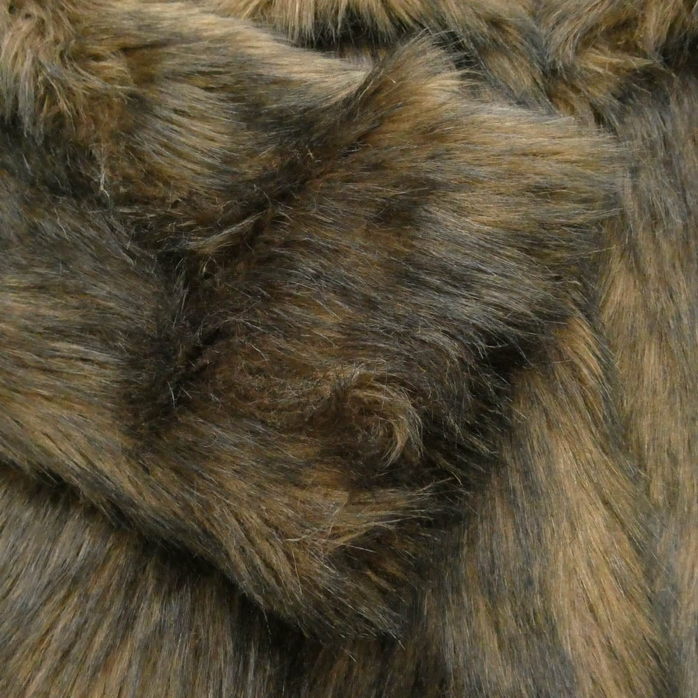 ラインヴァンド 0222030205 Vegan Fur Jacket ヴィーガンファー ブルゾン ジャケット ブラウン系 F【中古】