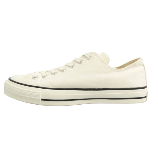 CONVERSE コンバース 日本製 CANVAS AS J OX ALL STAR キャンバス オールスター ローカット スニーカー ホワイト系 29cm【極上美品】【中古】