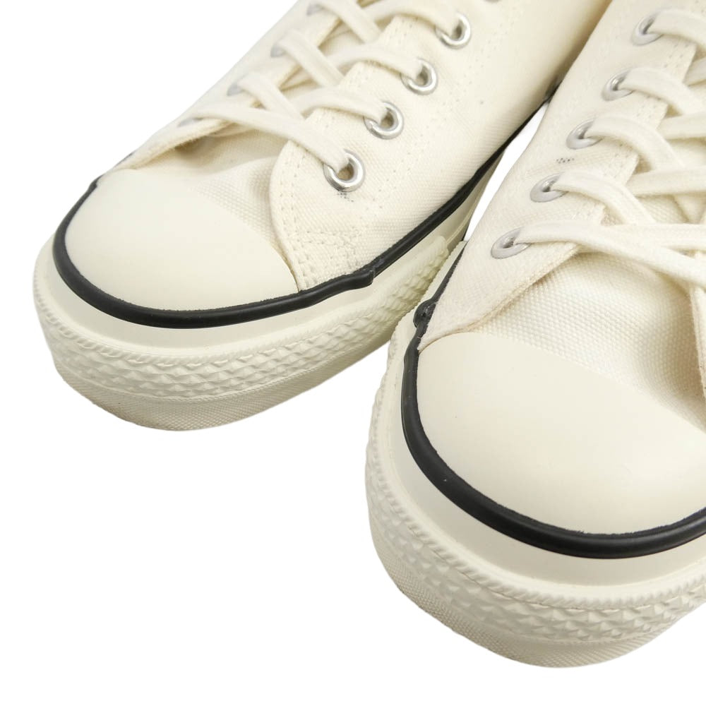 CONVERSE コンバース 日本製 CANVAS AS J OX ALL STAR キャンバス オールスター ローカット スニーカー ホワイト系 29cm【極上美品】【中古】