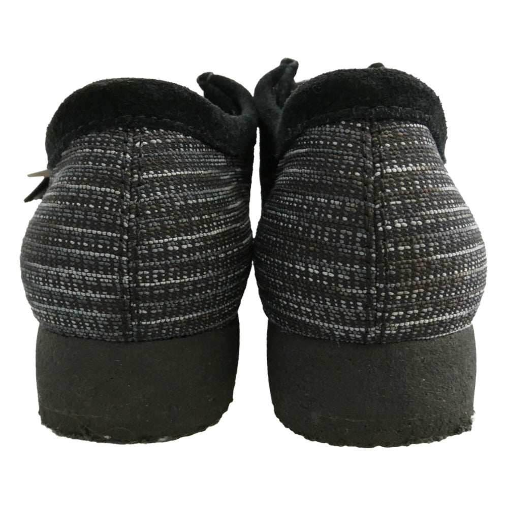 Clarks クラークス BOTT ボット × BOTT ボット WALLABEE ワラビー シューズ ブラック系 グレー系 US9.5【中古】