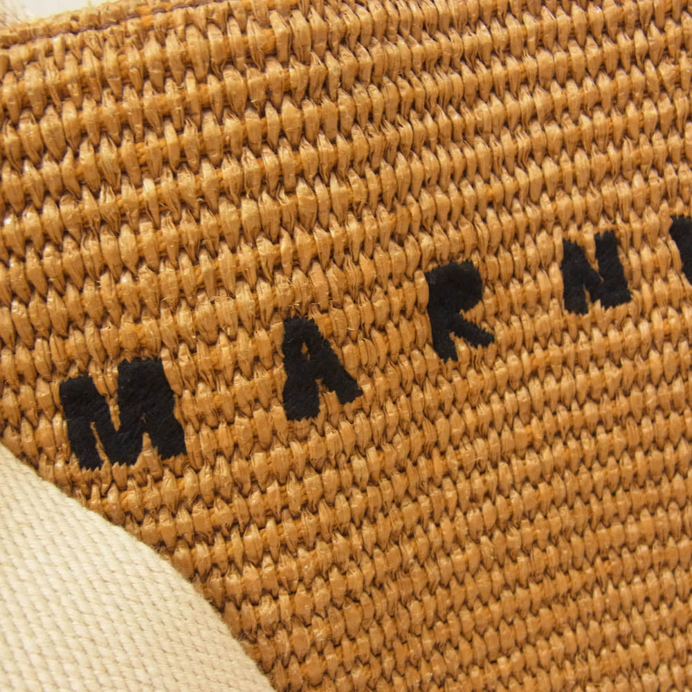 MARNI マルニ SHMP0077U0 EAST-WEST トート ハンド ショルダー バッグ ブラウン系【中古】