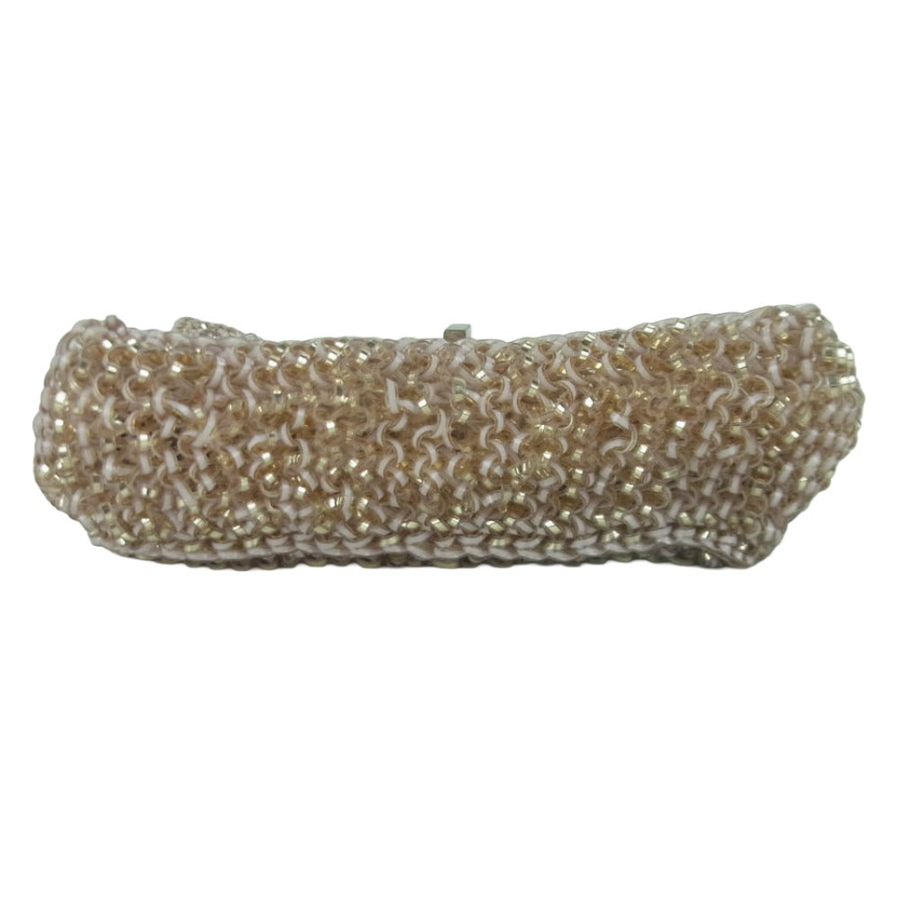 ANTEPRIMA アンテプリマ PERLA GLITTER ペルラグリッター パール ショルダー バッグ ピンク系 ゴールド系【中古】