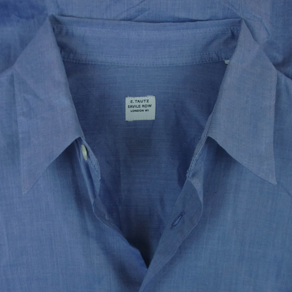 イートウツ XSHI01-2009 CORE LINEMAN SHIRT コア ラインマン 長袖 ポケット シャツ ブルー系 M【中古】