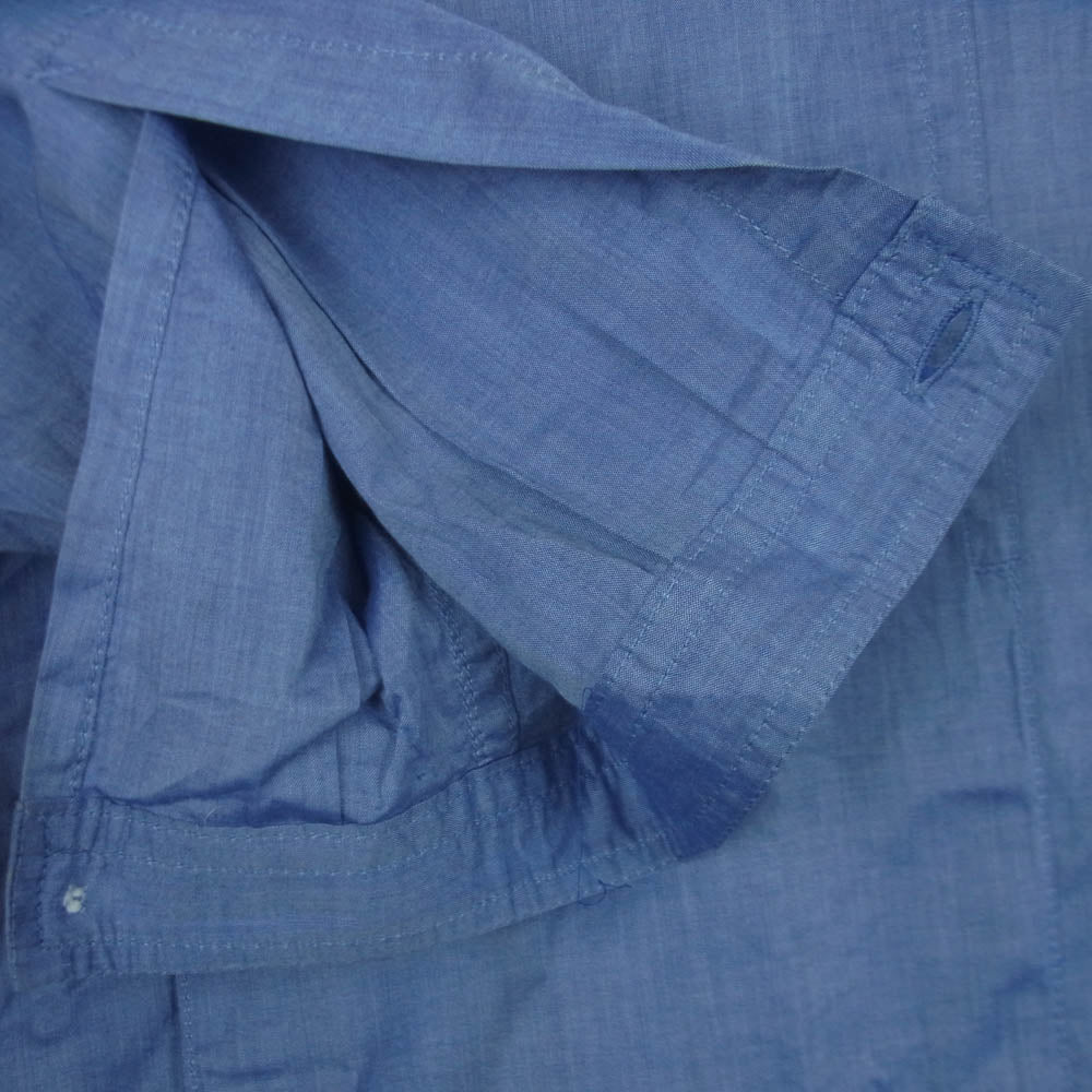 イートウツ XSHI01-2009 CORE LINEMAN SHIRT コア ラインマン 長袖 ポケット シャツ ブルー系 M【中古】