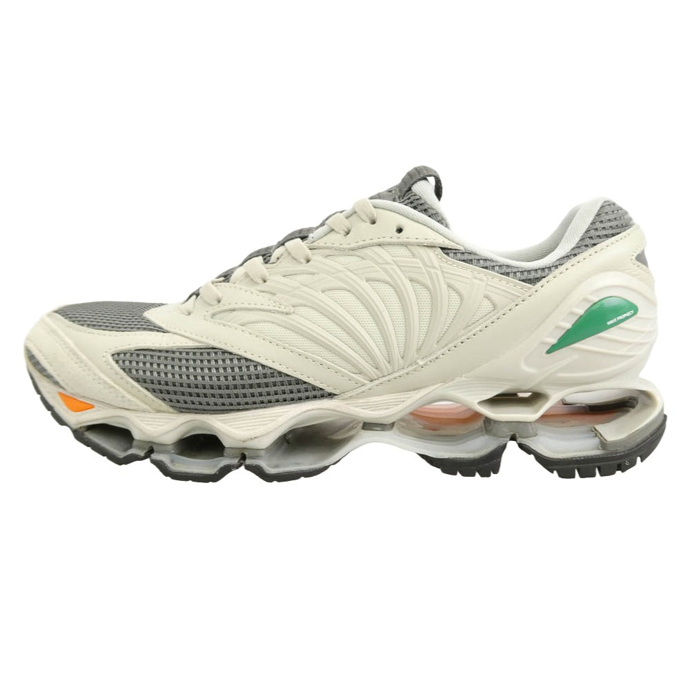 GRAPHPAPER グラフペーパー Mizuno ミズノ D1GG202705 WAVE PROPHECY LS ミズノ ウェーブ プロフェシー ランニングシューズ ローカットスニーカー グレー系 26cm【中古】